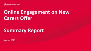 Online Engagement Report on New Carers Offer - August 2023