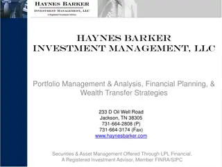 Haynes Barker Investment Management, LLC - Financial Services Overview