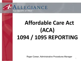 Affordable Care Act (ACA) 1094/1095 Reporting Guidelines