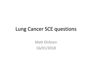 Lung Cancer Questions and Answers