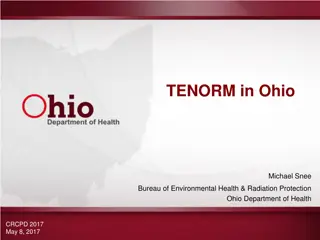 Regulation of TENORM in Ohio