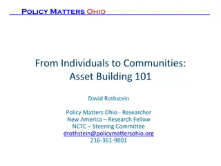 Asset Building 101: Importance and Impact - Policy Matters Ohio