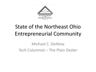 Overview of Northeast Ohio's Entrepreneurial Ecosystem