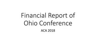 Financial Report of Ohio Conference ACA 2018