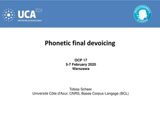 Phonetic Final Devoicing and Its Implications in Phonological Theory