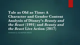 Gender Analysis of Disney's Beauty and the Beast Films