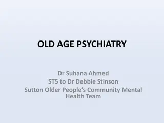 Comprehensive Overview of Old Age Psychiatry Services in Sutton