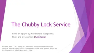 The Chubby Lock Service for Distributed Systems