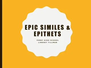 Exploring Homeric Similes: Epic Comparisons and Analysis