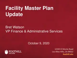 Foothill College 5-Year Facility Master Plan Study Update