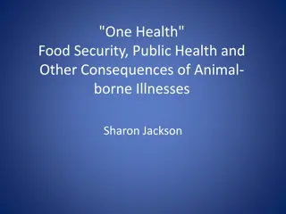 One Health Approach for Food Security and Public Health