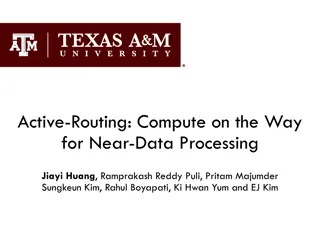 Active Routing for Near-Data Processing in Memory Networks