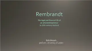 Legal-Financial Case Study: Rembrandt's Business Ventures in the Dutch Golden Age