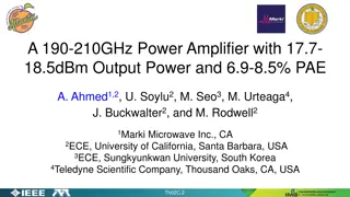 High-Efficiency Power Amplifier Design for 190-210GHz Range