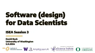 Software Design Principles for Data Scientists