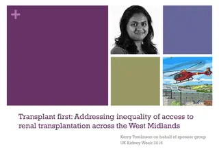 Addressing Inequality in Renal Transplantation Access Across West Midlands