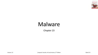 Malware and Computer Security