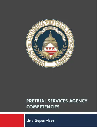 Line Supervisor Competencies in Pretrial Services Agency