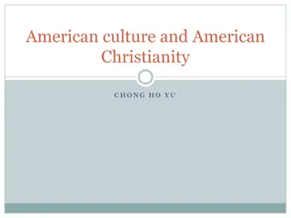 Influence of American Culture and Christianity on Positive Thinking