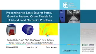 Preconditioned Least-Squares Petrov-Galerkin Reduced Order Models Overview