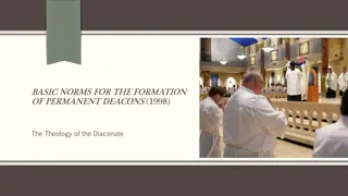 The Sacrament of Orders: Understanding the Diaconate and Apostolic Ministry