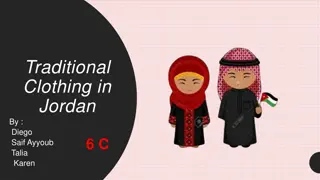 Traditional Clothing in Jordan: A Cultural Reflection