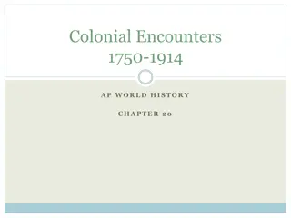 European Colonial Encounters 1750-1914: Paths to Imperialism