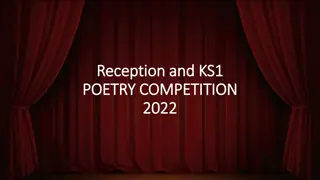 Annual Poetry Competition for Reception and KS1 - Reciting and Performing Fun Poems