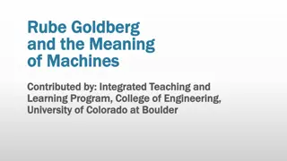 Rube Goldberg Machines in Education