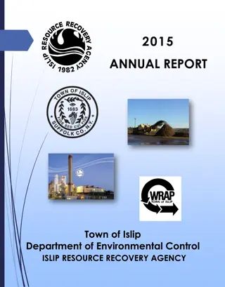 Town of Islip Department of Environmental Control Annual Report 2015