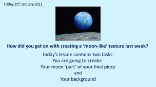 Creating Moon Texture and Background for Your Final Piece