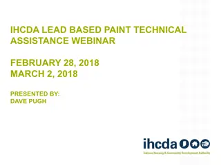 Lead Paint Technical Assistance Webinar Overview