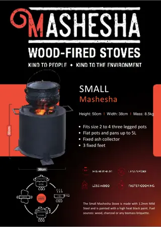 Mashesha Stoves - Efficient Cooking Solutions for Different Needs