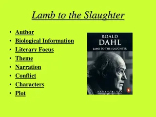 Exploring 'Lamb to the Slaughter' by Roald Dahl: A Tale of Betrayal and Revenge