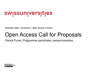 Open Access in Action Conference Overview