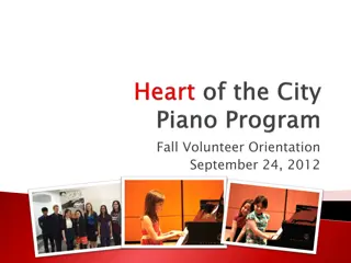 Heart of the City Piano Program Overview