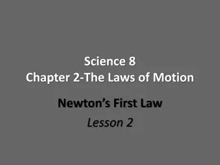 Newton's First Law of Motion: Inertia and Forces