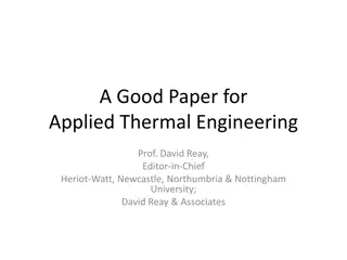 Insights into the Editorial Process of Applied Thermal Engineering Journal