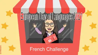 Fun French Language Activities for European Day of Languages 2021