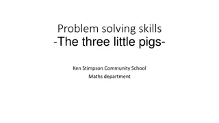 Problem-Solving Skills: The Three Little Pigs Shopping Mystery