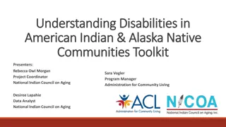 Understanding Disabilities in American Indian & Alaska Native Communities Toolkit