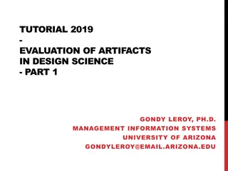 Understanding Artifact Evaluation in Design Science Research