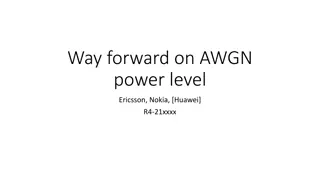 AWGN Power Level in Telecom Standards