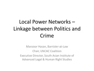 Unveiling Local Power Networks: Politics, Crime & Governance Linkages