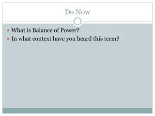 Balance of Power in 18th Century Europe