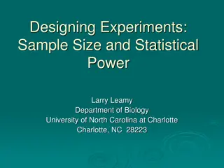 Understanding Sample Size and Statistical Power in Experimental Design