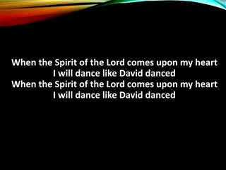 Inspired Worship: Dancing, Praying, and Singing like David