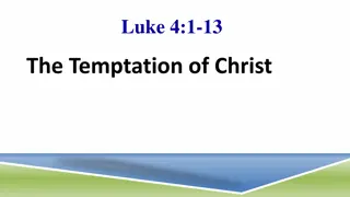 The Temptation of Christ: Luke 4:1-13 Analysis