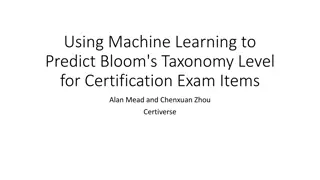 Enhancing Certification Exam Item Prediction with Machine Learning