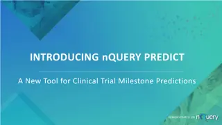 Enhancing Clinical Trial Milestone Predictions with nQuery Predict